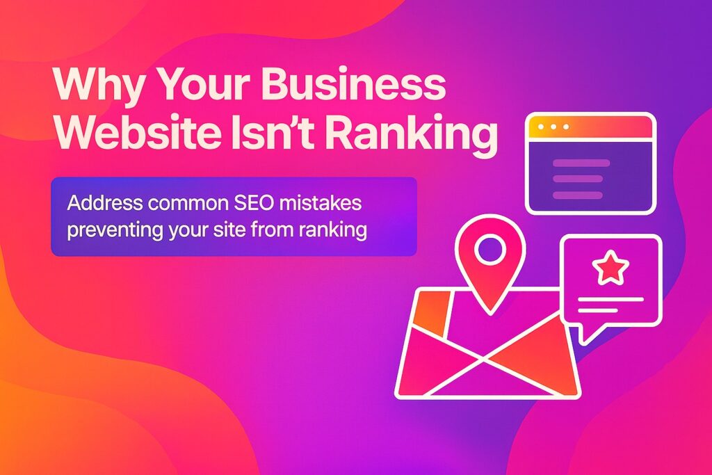 Why Your Business Website Isn’t Ranking